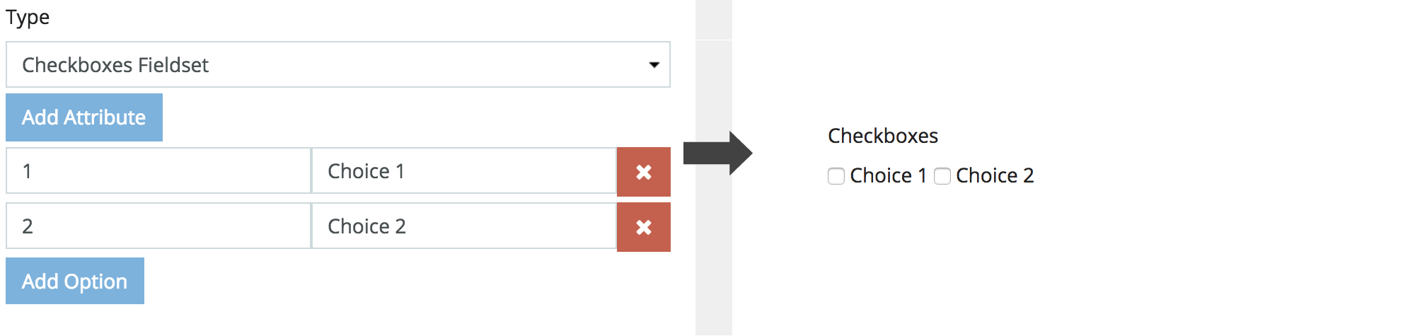 Checkboxes Field